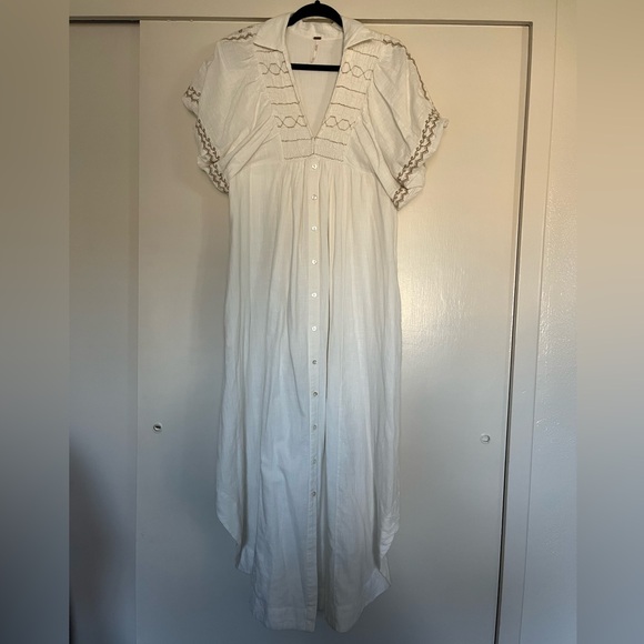 Free People Dresses & Skirts - Free People linen maxi dress